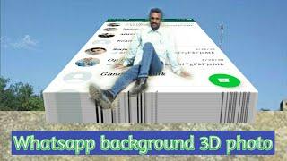 3D photo editing ! Whatsapp background ! PixelLab editing.#3dphotoediting