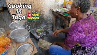 Baobab leafs soup in Togo kordoro || MOST unique food in west Africa || village Food Recipes