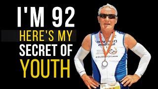 Lew Hollander (92 years old). Secrets Of Fitness From Oldest Triathlete! Triathlon motivation