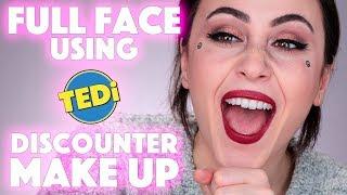 Das SCHLIMMSTE MAKEUP auf MEINEM KANAL  | Full Face Using TEDI 1€ Makeup | Hatice Schmidt