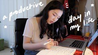 productive day in my life | bullet journal, sriracha oatmeal, daiso haul