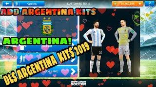 How To Import Argentina Logo And Kits In Dream League Soccer 2019  ///