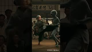 Epic Fight: Elderly Japanese Karate Master vs Grey Alien – Vintage Martial Arts Madness