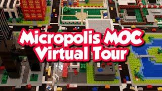 LEGO MICROPOLIS CITY MOC: A virtual tour of microscale Micropolis city MOC