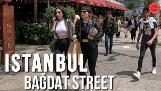 Istanbul Turkey Bağdat Caddesi  Walking Tour| 4K HDR