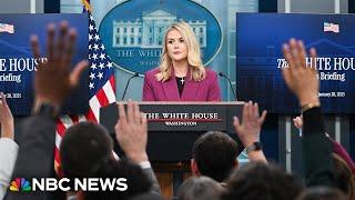 LIVE: White House holds press briefing | NBC News