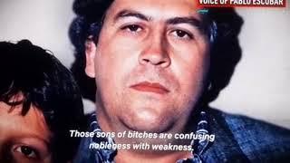 Real voice of Pablo Escobar (at time of death)