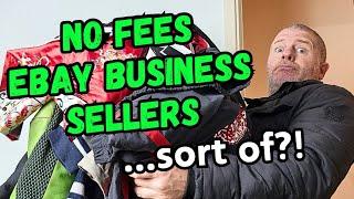 NO FEES For Ebay BUSINESS SELLERS...Well Sort Of?! UK Ebay Reseller