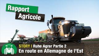 L’exploitation agricole Ruhe Agrar Partie 2 (Parmen): Semis de maïs (Challenger et Xerion 5000)