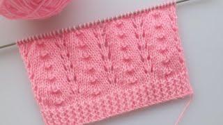 New knitting design/pattern #1323 for cardigan, sweater, jacket, frock ||in hindi||