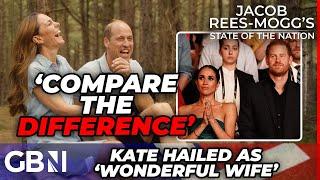 'Wonderful' Kate 'brings very best out of William' compared to Meghan's 'opposite' effect on Harry