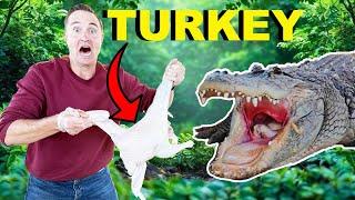 I Fed My Alligators A Turkey!