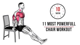 These 11 CHAIR EXERCISES Will Change Your Entire Body (HIT EVERY MUSCLE)