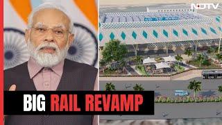 PM Modi Lays Foundation Stone For 508 Revamped Railway Stations | NDTV 24x7