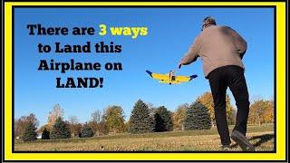 3 ways to land My favorite "Grab and Go" R/C airplane on land! Do you know them?