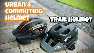 Rhino Helmets by Outdoor Master...One for trail, one for urban riding