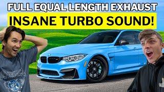 RB26 SOUND OUT OF AN S55? F80 M3 with Valvetronic Designs Equal Length Exhaust + Pure Turbos