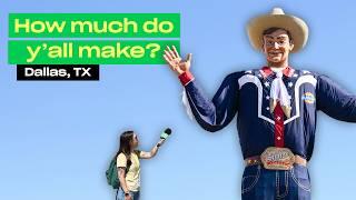 Asking People at the Texas State Fair How Much They Make? Salary Transparent Street