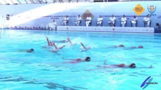 Jelsincro 14 USA RUTINA LIBRE COMBINADA SYNCHRONISED SWIMMING MEDITERRANEAN CUP 2017