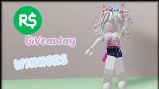 "Best Comments Wins Robux" Giveaway Winners! | Kairu Yunisu