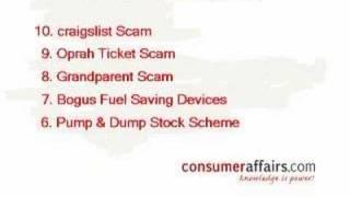 ConsumerAffairs.com - Top 10 Scams of 2006