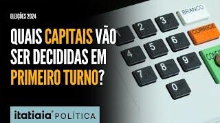 ELEIÇÕES 2024: COMO ESTÁ A SITUAÇÃO DAS VOTAÇÕES NAS CAPITAIS?