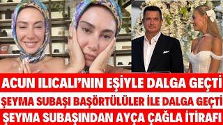 ACUN ILICALI'NIN DÜĞÜNÜ İLE DALGA GEÇTİ ŞEYMA SUBAŞI BAŞÖRTÜLÜ VİDEOSU GÜNDEM OLDU AŞK YOK YALAN