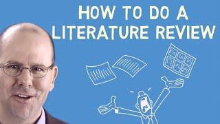 How to write a literature review