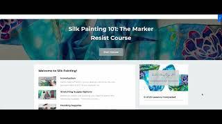 Silk Painting 101: The Marker Resist Technique