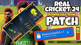 Real Cricket 24 First Patch Download Link  Real JERSEYS & Teams