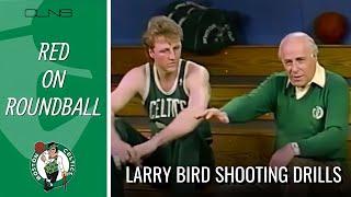 Red Auerbach and Larry Bird ️ ‘Red on Roundball’