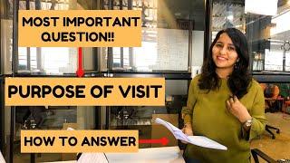 How to answer - PURPOSE OF VISIT | USA B1 Visa Interview questions For Indians 2023 | Shachi Mall