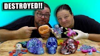 We Tried a NEW Resin Technique and Destroyed Our Silicone Molds - Ben's Worx Maker Vlog