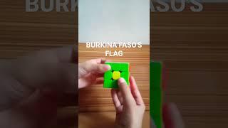 HOW TO MAKE BURKINA FASO'S FLAG ON A RUBIK'S CUBE PART 61