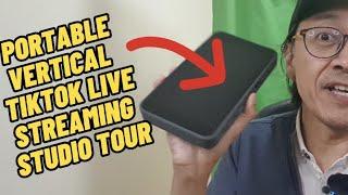 The Portable Vertical Tiktok Live Streaming Studio Tour - Yololiv Instream Review Part 2