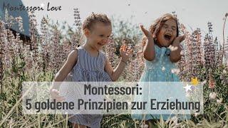 5 goldene Montessori Prinzipien | Montessori Erziehung