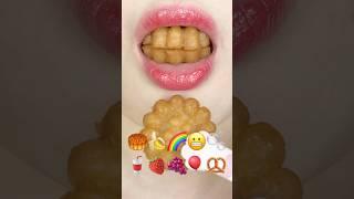 ASMR EMOJI FOOD 🫧 이모지 먹방 (sped up)