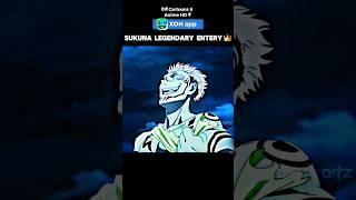 SUKUNA LEGENDARY ENTERY  || #sukuna #gojo #jujutsukaisen #anime #shorts