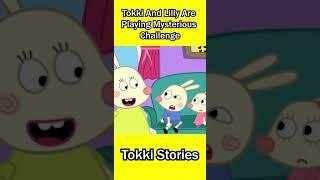 Tokki And Lilly Are Playing Mysterious Challenge  #Shorts #tokki