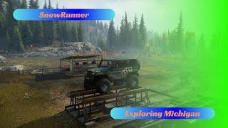 SnowRunner: Exploring Michigan - Gameplay Walkthrough