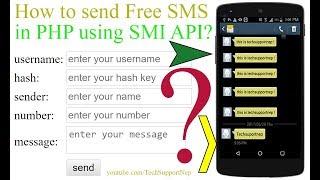 How to Send Free SMS Using SMS API in PHP?[With Source Code]