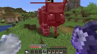 Ravagers are easy to deal with when using a Wind Burst enchanted Mace - Minecraft 1.21