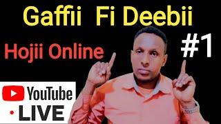 Live #1 Gaaffii Kessannif Deebii Hojii Online Fi Cryptocurrency Ilaalchise Part 1