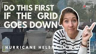 What To Do After The Grid Goes Down // Natural Disaster Preparedness