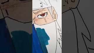 draw Kakashi 1hour V/S 10 hour challenge final #Rishabh #short