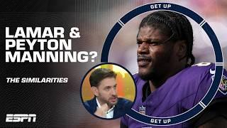 'IS THIS THE YEAR?' - Greeny sees similarities between Lamar Jackson and Peyton Manning  | Get Up