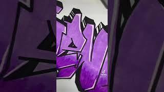 roxo e azulzinho #aesthetic #graffiti #caneta #wendy #tag #wildstyle #graffitiart #grafite #draw