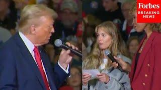 Donald Trump Asked Point Blank By First-Time Pennsylvania Voter How He Will Bring Down Inflation