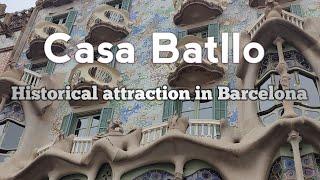 One of the jewels of modernism -Casa batllo Barcelona Spain | walking tour of Casa Batllo Barcelona.