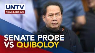 Apollo Quiboloy, humarap na sa pagdinig ng Senado; 5 co-accused at witness, dumating din